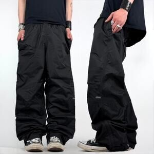 Vintage y2k faded black grunge archive skater baggy wide leg sweatpants
